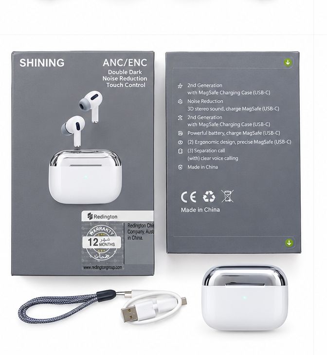 Shining wireless ENA/ENC Tws wireless charging Earbuds pro 2 type c charging